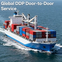 Transit rapide DDP porte-à-porte par fret aérien et maritime, agent d'expédition LCL FCL Chine vers France avec dédouanement