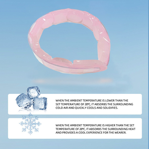 لفافة تبريد للرقبة من الجل PCM غير السام ومقاوم للماء، مباشرة من المصنع، للوقاية من ضربات الحر في العمل خلال فصل الصيف - Product Image 5