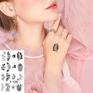Pegatinas De <span class=keywords><strong>Tatuajes</strong></span> Temporales, diseño de calavera de mariposa de tamaño pequeño, pegatina de tatuaje impermeable a prueba de sudor <span class=keywords><strong>para</strong></span> mujeres y <span class=keywords><strong>hombres</strong></span> - Product Image 6