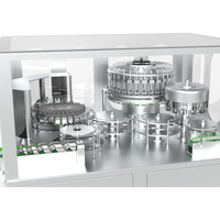 RotaFill-12, machine de remplissage de liquides à 12 têtes pour thé au lait, café, jus, installation de remplissage à chaud, capacité de 18 000 BPH