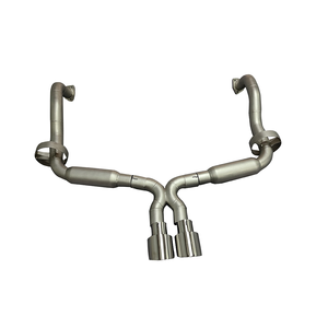 Escape Trasero Vortex de Acero Inoxidable para Porsche Cayman Boxster 987.2 2.9L 3.4L con Sonido Valvetronic Activo - Product Image 1