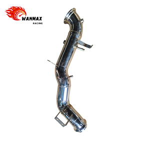 Tuyau de descente poli pour 2024 Mercedes AMG W206 <span class=keywords><strong>C63</strong></span> <span class=keywords><strong>S</strong></span> E Performance V4 M139 2.0T avec tuyau avant d'échappement à haut débit OPF - Product Image 5