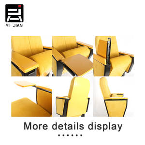 Chaises ergonomiques de théâtre de tissu moderne de <span class=keywords><strong>prix</strong></span> usine pour l'usage d'école et d'hôpital d'hôtel de cinéma - Product Image 5