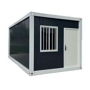 Maison conteneur modulaire de luxe compacte de 20 pieds à faible coût, préfabriquée en usine, détachable et installable rapidement sur <span class=keywords><strong>site</strong></span>, extensible - Product Image 1