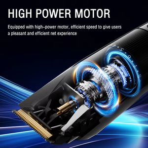 เครื่องตัดผมไฟฟ้าแบบมืออาชีพ ชาร์จผ่าน USB ไร้สาย สำหรับร้านทำผมและช่างตัดผมชาย - Product Image 4