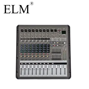 8 canali mixer audio professionale digitale professionale echo mixer amplificatore di potenza stereo di potenza mixer