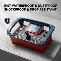 Unité de commande radio sans fil industrielle en matériau PA66 durable, étanche IP68, avec joystick proportionnel pour grue marine et palan