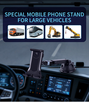 Support de tablette pour tableau de bord de voiture, rotatif à 360°, à ventouse, étanche, réglable en hauteur, support de téléphone pour tableau de bord