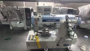 High Speed Flat Bed Interlock <b>Sewing</b> Machine <b>for</b> Home Use Manual Operation New Metal Iron Construction Cover Stitch - Product Image 3