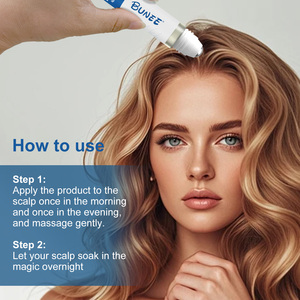 Bunee da đầu cường độ cao Roll-On Biotin huyết thanh tăng trưởng tóc DHT tắc nghẽn mục tiêu mỏng tóc & hói điểm tất cả các loại tóc - Product Image 1