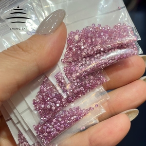 CHANG LAI Hochwertige 1,3mm-3mm VVS HPHT CVD Laborgezüchtete Diamanten Melee Pink Intensiv für Schmuckherstellung - Product Image 3