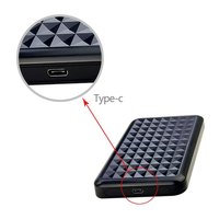 Boîtier de disque dur externe USB 3.0 de 2,5 pouces, SATA III 6 Gbps, boîte HDD SSD, type C, disque mobile externe