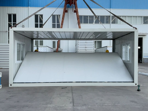 Popular moderno prefabricado móvil dos pisos contenedor Oficina remolque <span class=keywords><strong>selva</strong></span> cabaña paquete plano casa plegable panel sándwich - Product Image 6