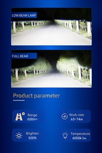 Nuevo faro delantero de proyector LED RGB de alta calidad para <span class=keywords><strong>Mazda</strong></span> Mitsubishi Toyota Prius Land Cruiser con Chip CSP 6000K Color 12V - Product Image 6