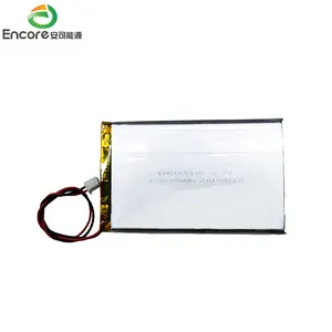 EN5065105 14.06wh 3.7v 3800mah חיים 3,7 v ליתיום פולימר lipo נטענת סוללה