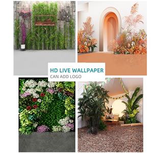 Cool Scenery Live Room Custom HD 3D Arte floral simulado Fotografía Fondo Tela - Product Image 2