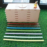 Boîte de rangement spéciale pour bandes de quilling, idéale pour les concours d'art des écoles primaires, collèges et lycées