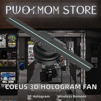 Ventilateurs holographiques 3D INM en gros 14-42CM, projecteur holographique, affichage LED, logiciel d'effets, pour intérieur, carte TF, éducation, OEM
