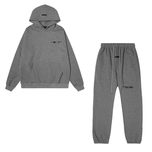 Conjuntos de Pantalones y Sudaderas de Forro Polar Tejido Casual de Invierno de Alta Calidad con Logotipo SUNTON de Algodón Cálido - Product Image 4