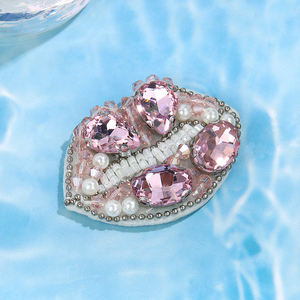 पैच रंगीन दिलचस्प थोक बिक्री क्रिसमस हैंडबुने तैयार उत्पाद ट्रेंडी वॉलेट बहुमुखी फ्फी पैच - Product Image 4