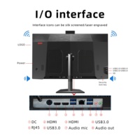 PC todo en uno para juegos 27 pulgadas LCD 16GB RAM Core I7 12700F 12th Gen GTX 1050Ti 4GB Memoria de video