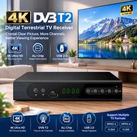 DVB T2 Karasal Dijital Dekoder MPEG4 Full HD 4k Dvb-t2 Alıcısı H.264 H.265 DVB-T2 Set Üstü Kutusu