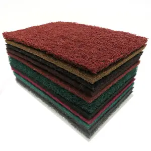 Industrial abrasive scouring pad raw material