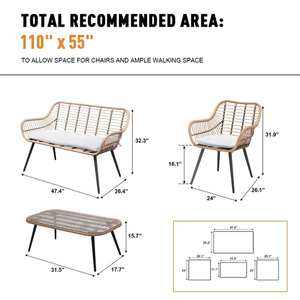 <span class=keywords><strong>Canapé</strong></span> <span class=keywords><strong>en</strong></span> rotin et <span class=keywords><strong>osier</strong></span> 3 places d'extérieur haut <span class=keywords><strong>de</strong></span> gamme ensemble <span class=keywords><strong>de</strong></span> meubles <span class=keywords><strong>de</strong></span> patio canapés <span class=keywords><strong>de</strong></span> jardin avec coussin confortable - Product Image 6