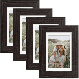 10 PIÈCES/LOT Cadre en bois MDF vierge pour sublimation, impression par transfert thermique 6 couleurs, porte-affiche et porte-cartes pour anniversaire et dents de lait - Product Image 3