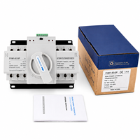Interruptor de Transferencia Automática de Doble Alimentación 63A AC220V, Conmutación Rápida ATS con Protección Contra Sobrecarga
