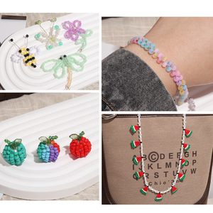 Fil en acier inoxydable fait à la main, <span class=keywords><strong>matériel</strong></span> de fabrication de <span class=keywords><strong>bijoux</strong></span> en perles créatives, bracelet, collier, vente en gros - Product Image 2