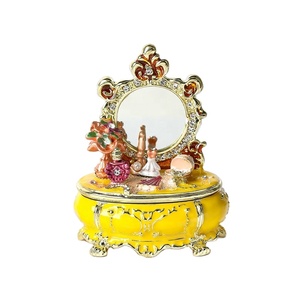 SHINNYGIFTS Petite Fée Commode Boîtes À Bijoux Charnière Bibelot Boîte Émaillage Filles Commode Figurines À Collectionner pour Femmes - Product Image 1