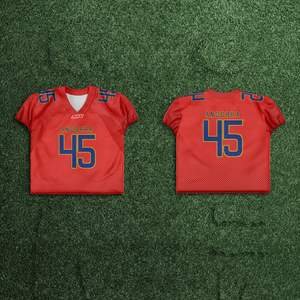 Venta al por mayor de conjuntos de camisetas de fútbol juvenil personalizado sublimación completa uniformes de fútbol americano aparejos de sarga ropa de fútbol americano - Product Image 3