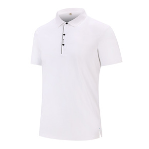 Polo para Hombre, 95% Algodón, 5% Elastano, Color Sólido, Cuello Camisero, Ropa Casual - Product Image 2