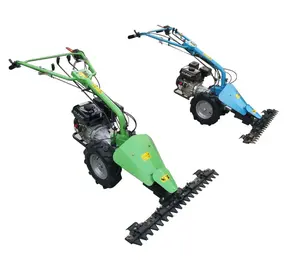 Mini manual lawn mower gasoline / diesel grass cutter
