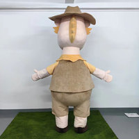 Conception de poupées personnalisées, Modélisation 3D, Mascotte de dessin animé, Mascotte de logo d'entreprise Ji (motif Cowboy, Mouton), Production de costumes d'animation et d'accessoires