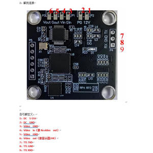 Módulo de Transmisión de Imagen FPV de Banda Completa con Encriptación/Desencriptación Un a Uno (TX RX) - Product Image 4