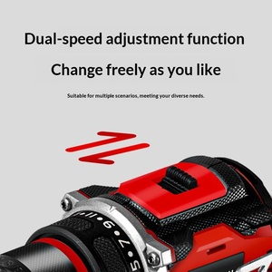 <span class=keywords><strong>Taladro</strong></span> Atornillador Eléctrico Recargable de 21V con Batería de Litio, Sin Escobillas, Reversible, de Dos Velocidades, para Uso Doméstico - Product Image 5