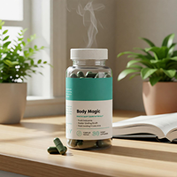 Capsules et Comprimés de Chlorophylle OEM ODM Marque Privée, Compléments Alimentaires pour une Haleine Fraîche, Déodorant Corporel et Soins de la Peau