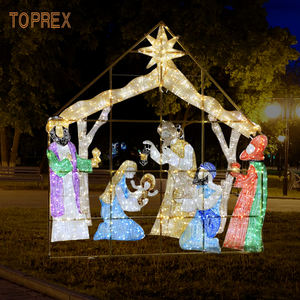 Décorations murales à LED 2026, décorations de toit de bâtiments musulmans, <span class=keywords><strong>calendrier</strong></span> de l'avent pour le Ramadan, Noël, éclairage intérieur - Product Image 4