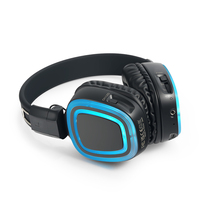 Casques de disco silencieux, systèmes d'écoute de groupe sans fil à 3 canaux avec lumière LED vive et émetteurs XLR en option