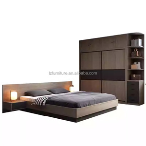 Customizable Inexpensive Bedroom Furniture <b>Full</b> <b>Sets</b> With Solid Wood <b>Bed</b> Frame Nightstands Wardrobe & Vanity <b>Set</b> <b>for</b> Apartments - Product Image 3