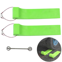 Chariot de roue de voiture sûr de patins de pneu réglables en plastique résistant pour des accessoires de camion de retour de dépanneuse de dépanneuse