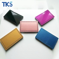 Tarjeta de visita en blanco de aluminio anodizado, grabador cortado con láser, grabado de acero inoxidable anodizado, tarjetas de visita de aluminio y Metal en blanco