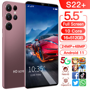 Nuevo Smartphone <span class=keywords><strong>S22</strong></span> 2022, Pantalla OLED de 6.8 Pulgadas y 120 Hz, Deca Core, 16 GB + 512 GB, 5200 mAh, 5G, Carga Rápida, Versión Global Desbloqueada - Product Image 2