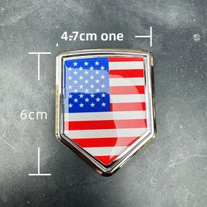 Personalización de Fábrica de Alta Calidad para Emblemas de <span class=keywords><strong>Coche</strong></span> de Aluminio con Bandera Nacional, Pegatinas 3D Estéreo para <span class=keywords><strong>Coche</strong></span> con Bandera, Mini Calcomanías de Bandera, China - Product Image 1