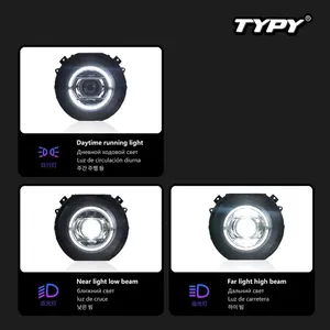 <span class=keywords><strong>Kit</strong></span> <span class=keywords><strong>de</strong></span> phares LED <span class=keywords><strong>pour</strong></span> véhicule, <span class=keywords><strong>pour</strong></span> Mercedes-Benz Classe G W463, 2007-2017, mise à niveau modifiée, nouveau DRL, clignotant dynamique - Product Image 4