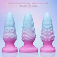 Nouveau style transfrontalier : Perles anales colorées en forme d'insecte irrégulier, masseur stimulant la prostate