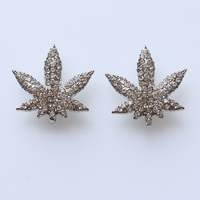 Boucles en métal étoile à strass étincelants, décorations de chaussures, accessoires à clipser, cristaux pour femme, pour baskets