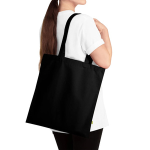 Bolsa de tela reciclada natural para compras diarias, transporte y almacenamiento, con un peso ligero y un asa fácil de sostener. - Product Image 2